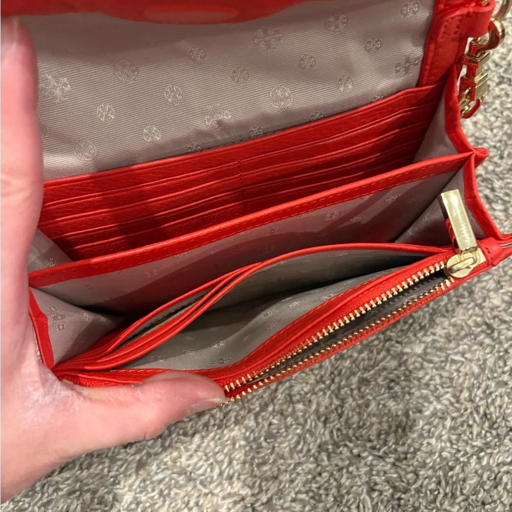 Tory Burch Amanda leather chain clutch crossbody bag - Picture 4 of 4